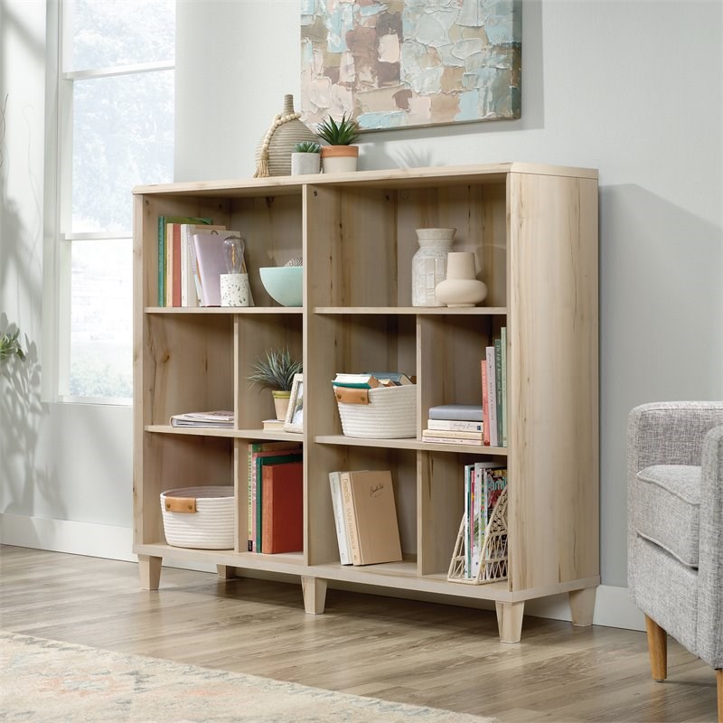 Sauder Willow Place Engineered Wood Bookcase in Pacific Maple