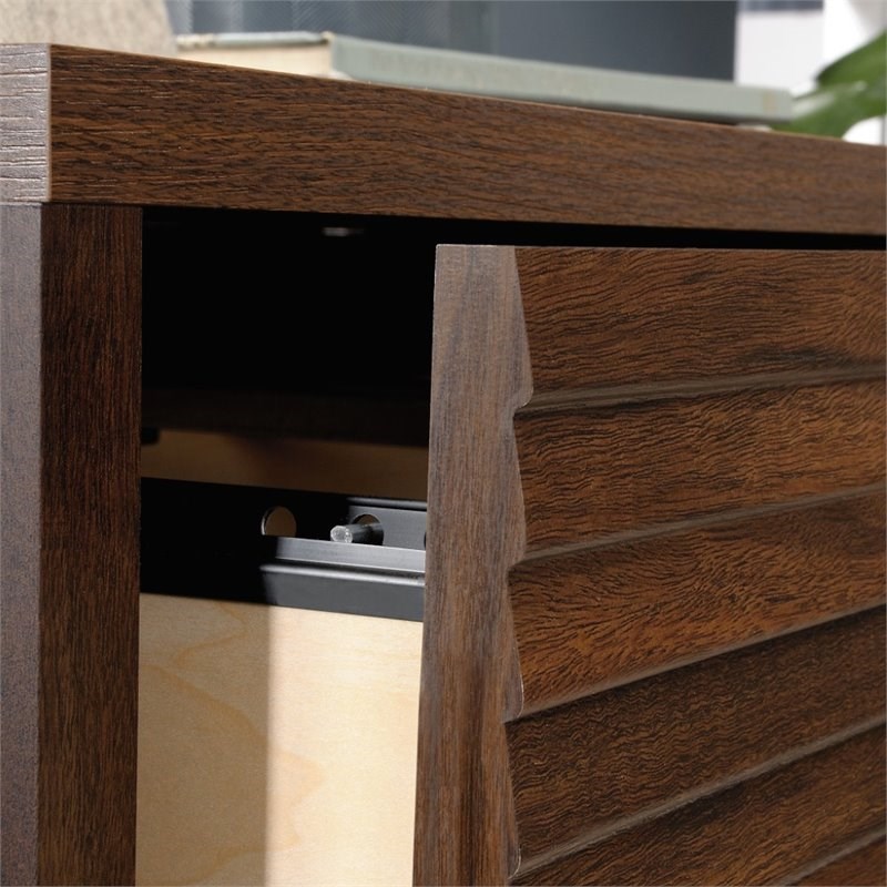 Sauder Englewood 2 Drawer Wooden Lateral File in Spiced Mahogany