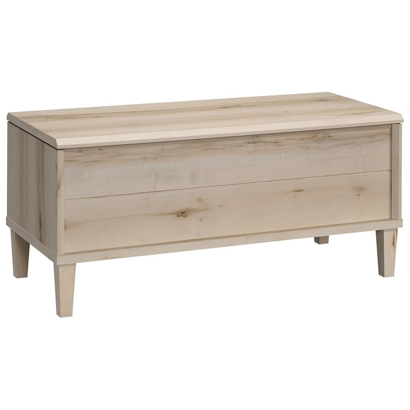 Sauder Willow Place Engineered Wood/Metal Lift-Top Coffee Table in Pacific Maple
