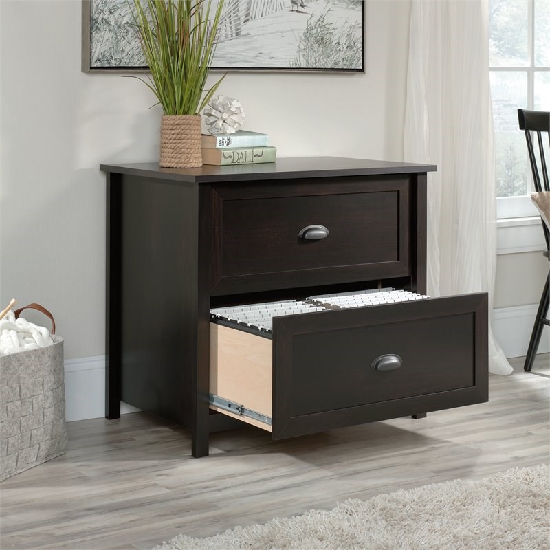 sauder county line engineered wood 2drawer lateral file