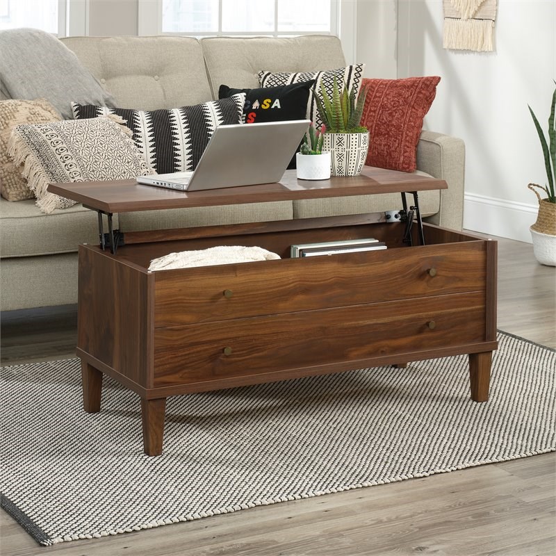 Sauder Willow Place Engineered Wood LiftTop Coffee Table in Grand