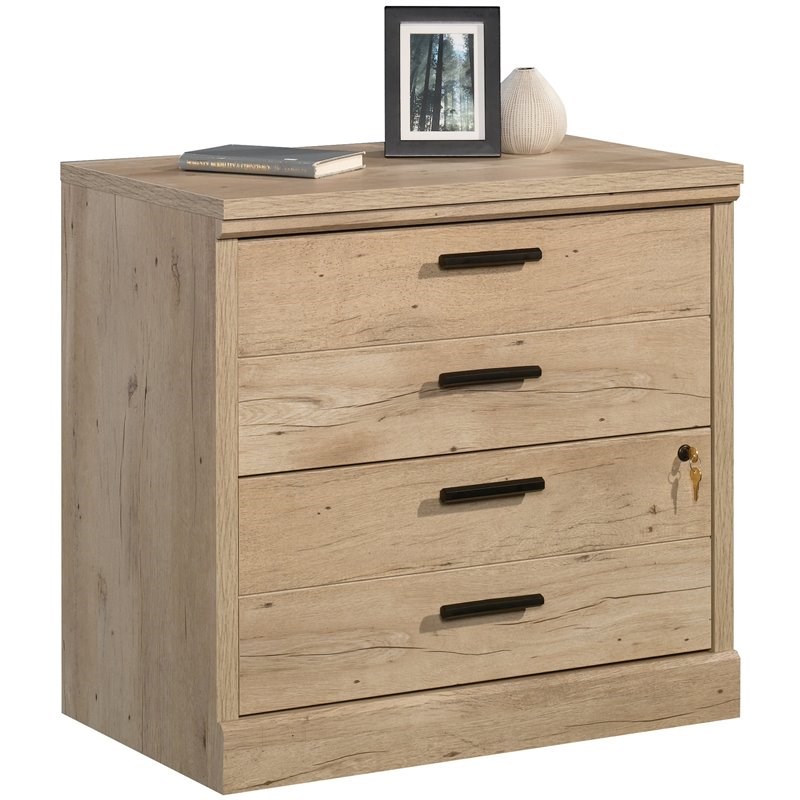 Sauder Mason Peak Engineered Wood 2-Drawers Lateral File Cabinet Prime Oak