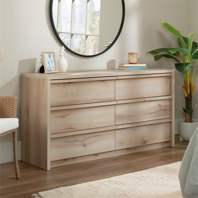 Sauder Harvey Park Engineered Wood Bedroom Dresser in Pacific Maple