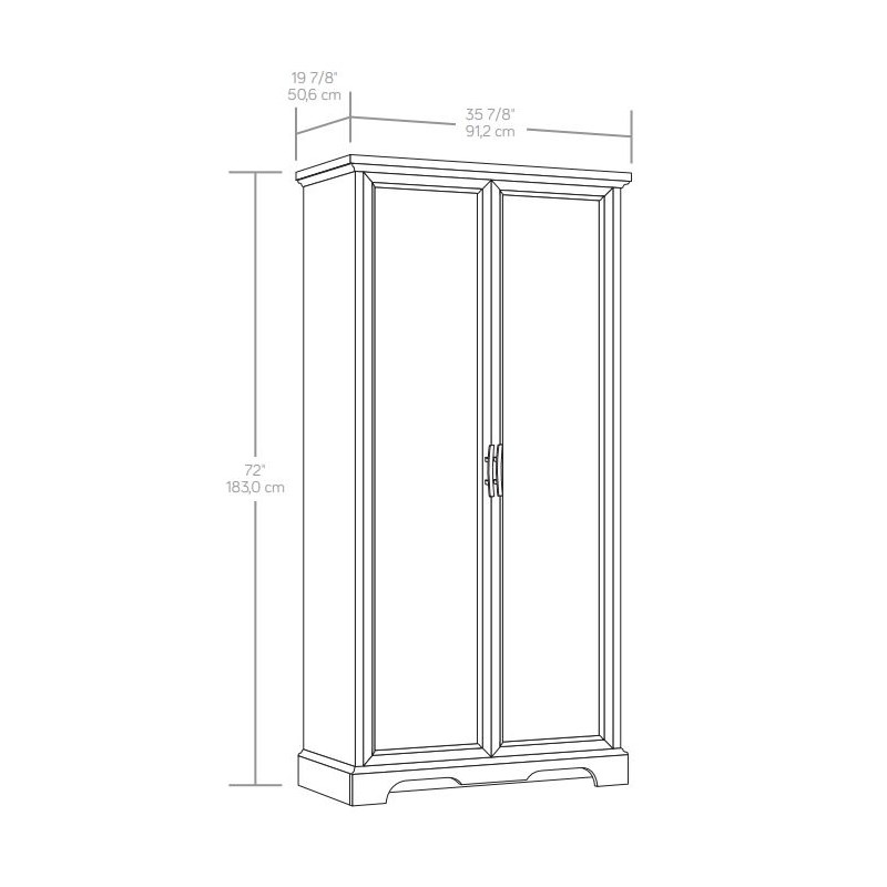 Carolina Grove Engineered Wood Storage in Winter Oak Finish
