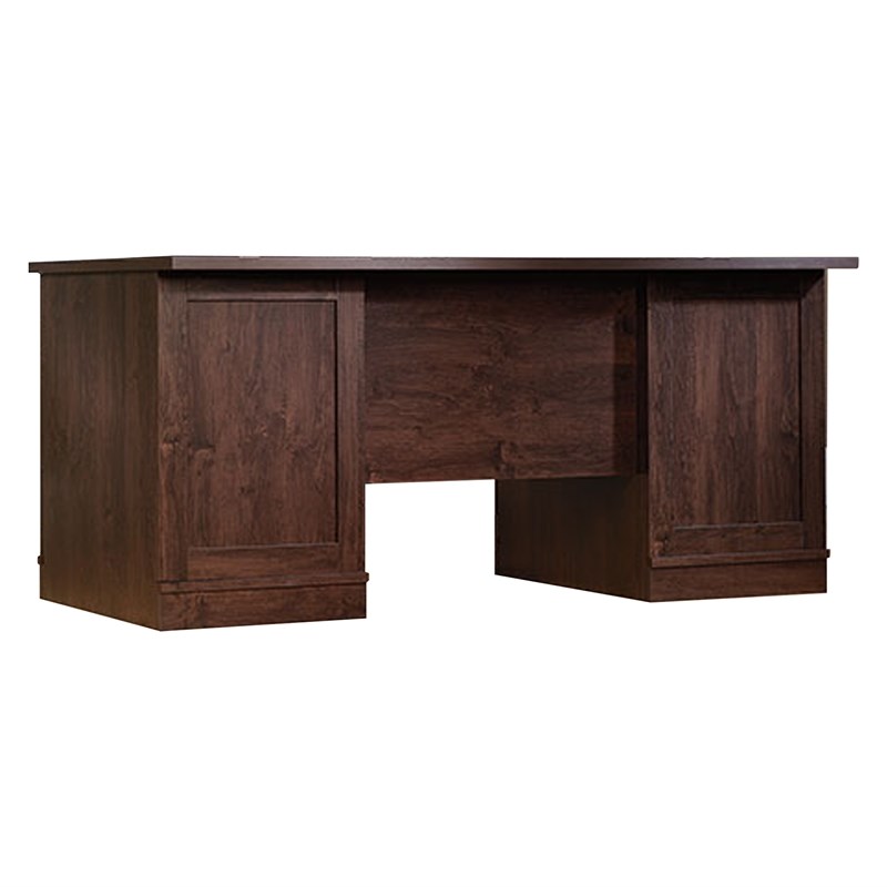 sauder office port computer credenza dark alder