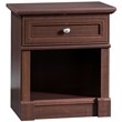 Sauder Palladia Contemporary Wood Nightstand with Storage in Select Cherry