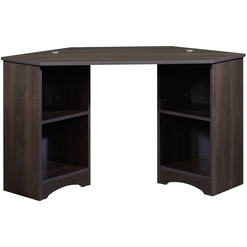 Sauder Beginnings Corner Desk in Cinnamon Cherry Homesquare