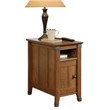 Sauder Carson Forge Engineered Wood End Table in Washington Cherry