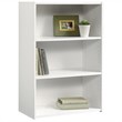 Sauder Beginnings Modern Engineered Wood 3-Shelf Bookcase in Soft White