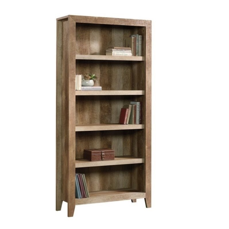 Sauder Dakota Pass Engineered Wood 5-Shelf Bookcase