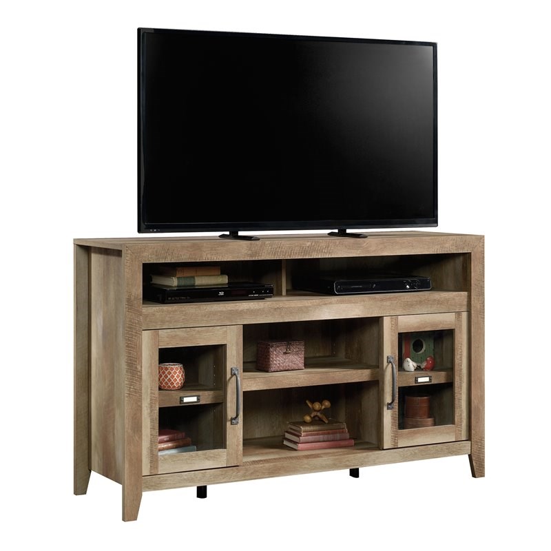 Sauder Dakota Pass TV Stand in Craftsman Oak Homesquare