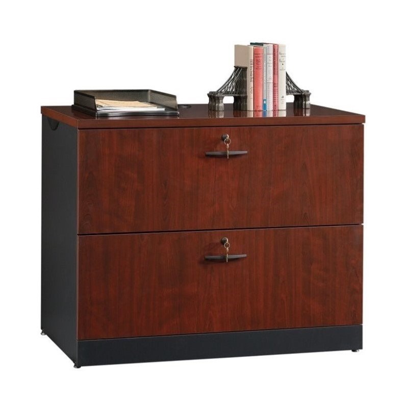 Sauder Via 2 Drawer File in Classic Cherry Homesquare
