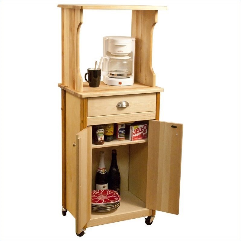Catskill Craftsmen Microwave Cart in Oiled