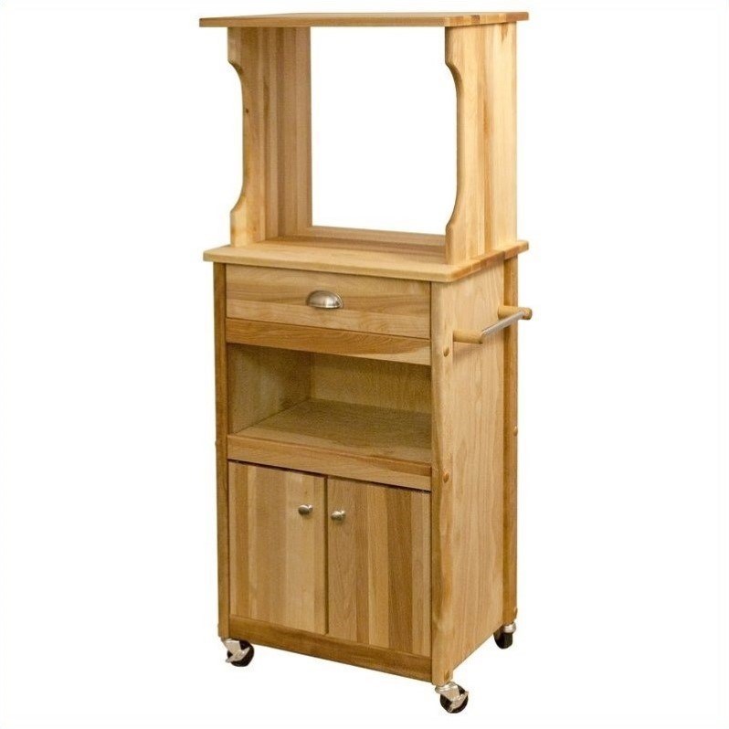 Hutch Top Cart with Open Storage