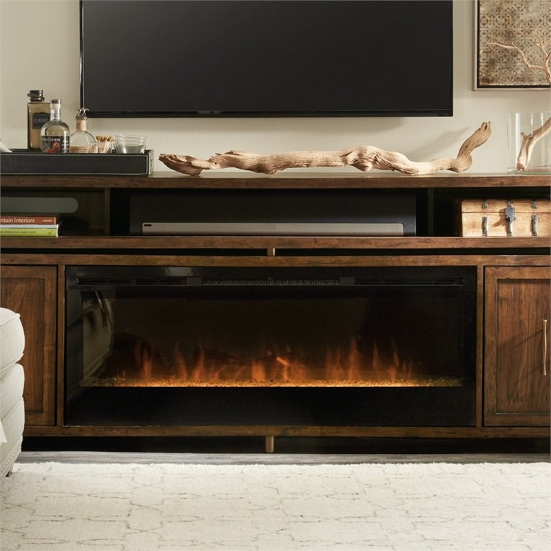 Hooker Furniture Big Sur Fireplace Insert in Black