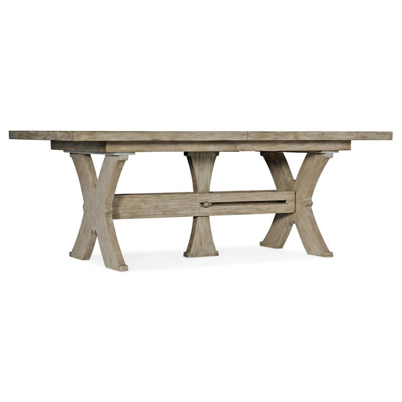 Hooker Furniture Alfresco Vittorio 80in Rectangle Dining Table w/ 2-22in Leaves