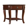 Hooker Furniture Brookhaven Wood Top End Table in Clear Cherry