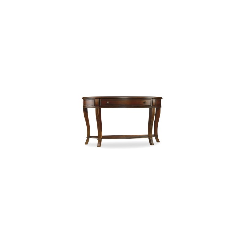 Hooker Furniture Brookhaven Freeform Sofa Table in Clear Cherry