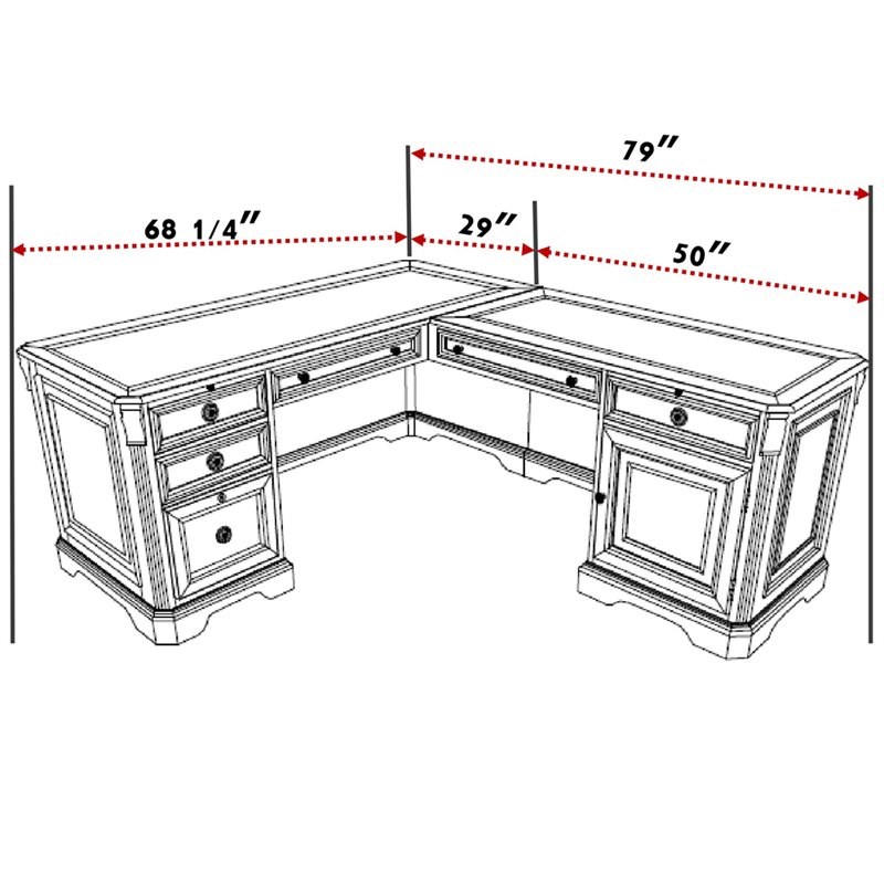 brookhaven executive desk