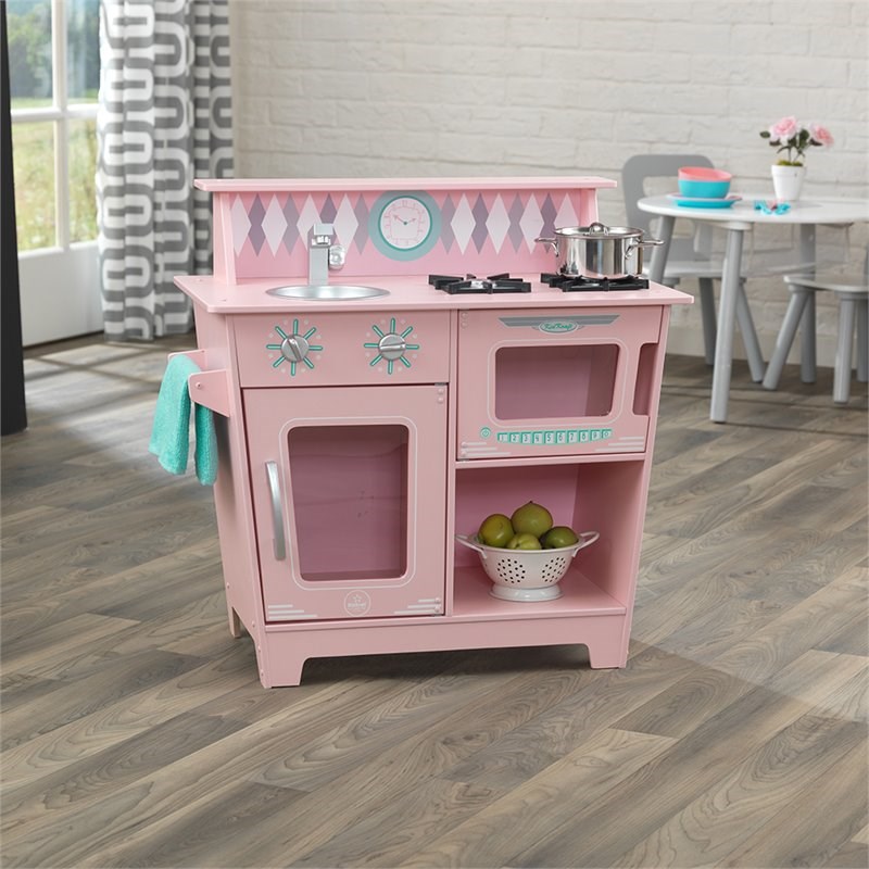 KidKraft Classic Play Kitchen in Pink Homesquare