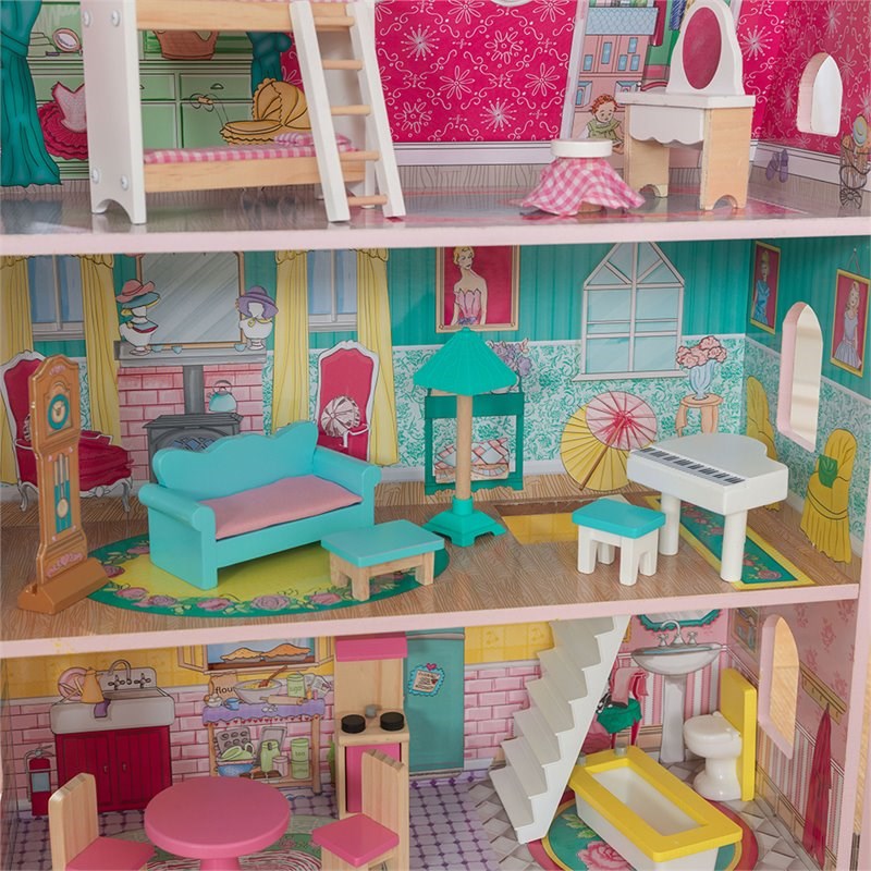 KidKraft Abbey Manor Dollhouse in Pink