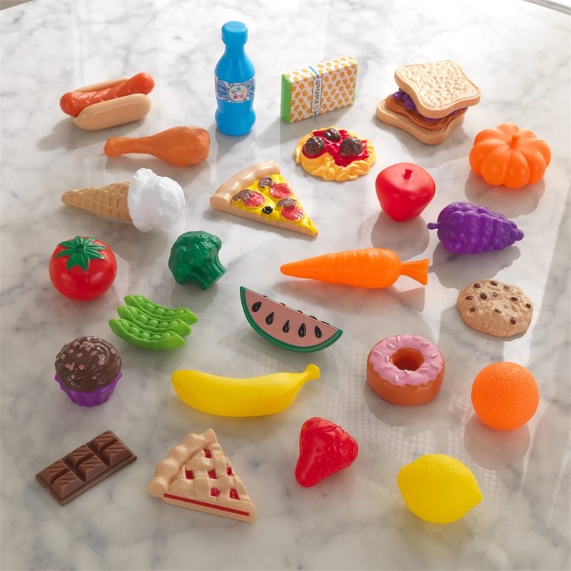 soft plastic play food