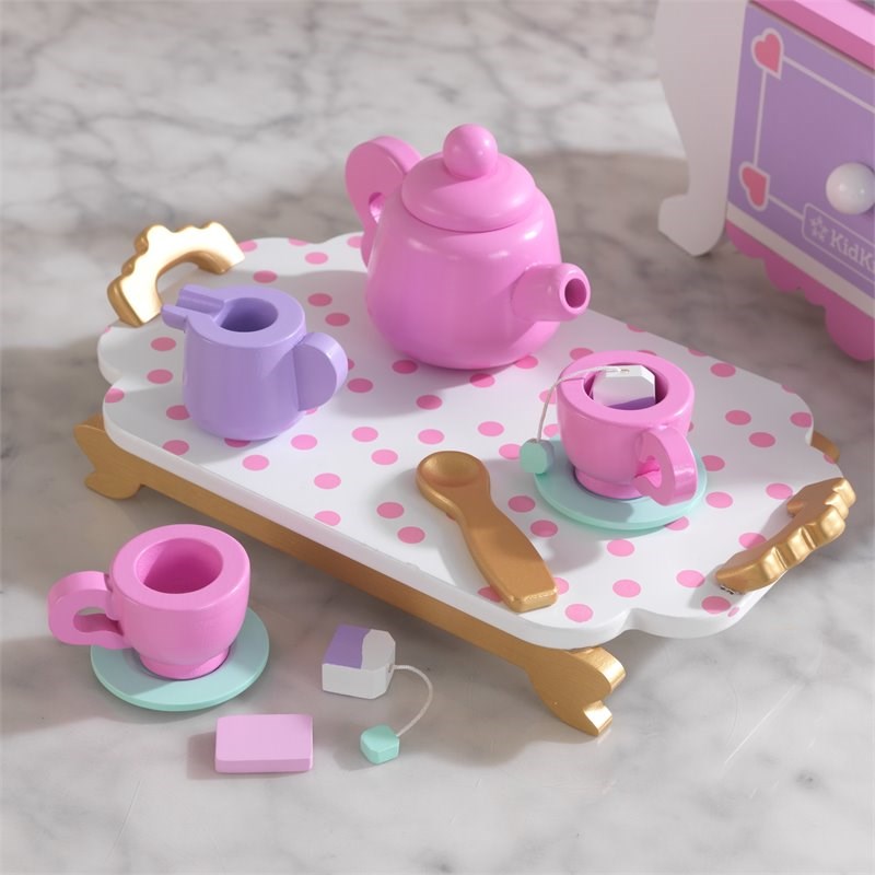 elc wooden tea set