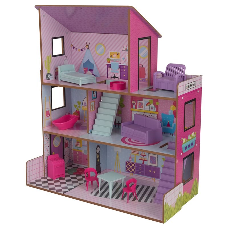 plastic dollhouse