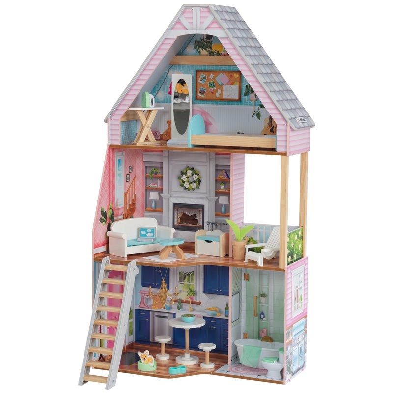 plastic dollhouse