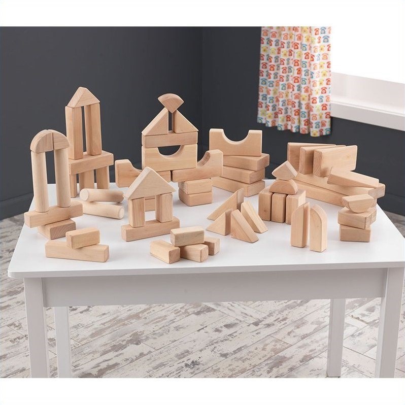 KidKraft 60 Piece Wooden Block Set