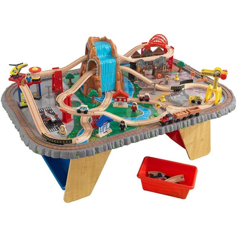 kidkraft waterfall train table