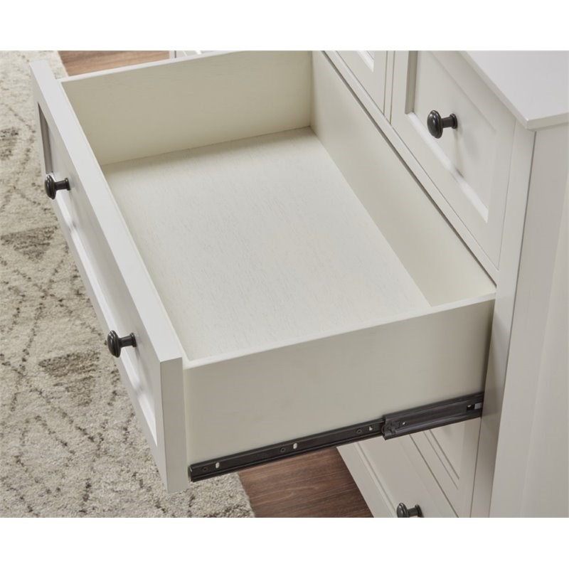 Modus Paragon 8 Drawer Dresser in White