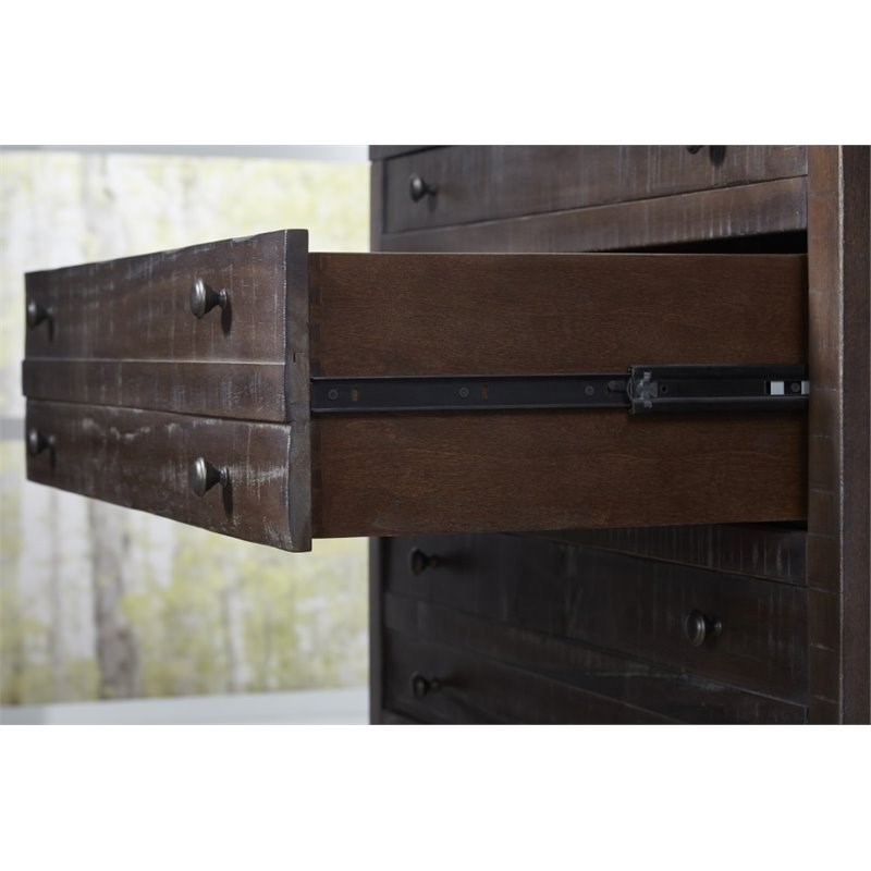 Modus Townsend 8 Drawer Solid Wood Dresser in Java