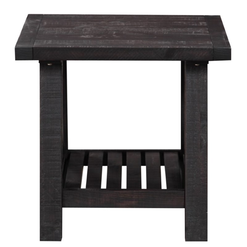 Modus Yosemite Solid Wood Side Table in Cafe