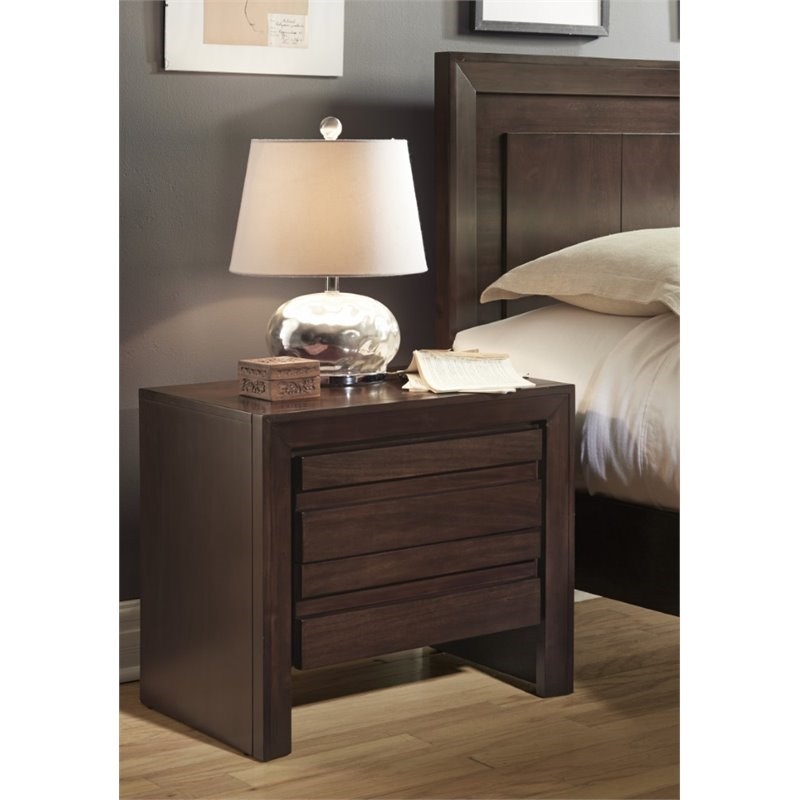 Modus Element Nightstand in Chocolate Brown