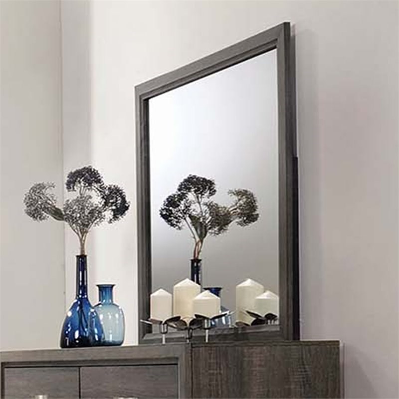 Coaster Watson Mirror in Gray Oak