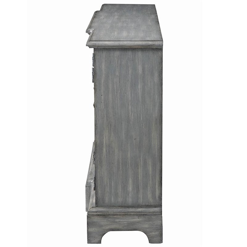 Coaster Mirrored Accent Cabinet in Gray and Bronze