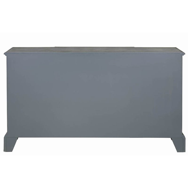Coaster Mirrored Accent Cabinet in Gray and Bronze