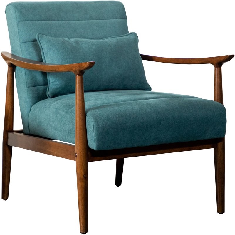 mid century modern teal chair