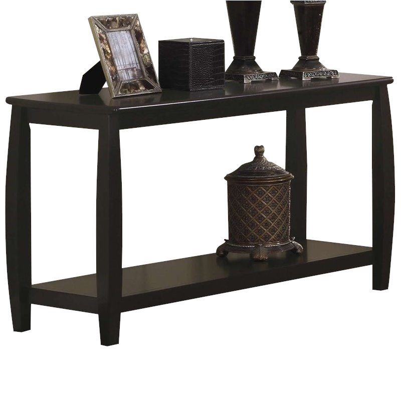 Coaster Marina Contemporary Square End Table with Bottom Shelf in