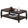 Coaster Willemse Rectangular Marina Coffee Table with Bottom Shelf in Cappuccino