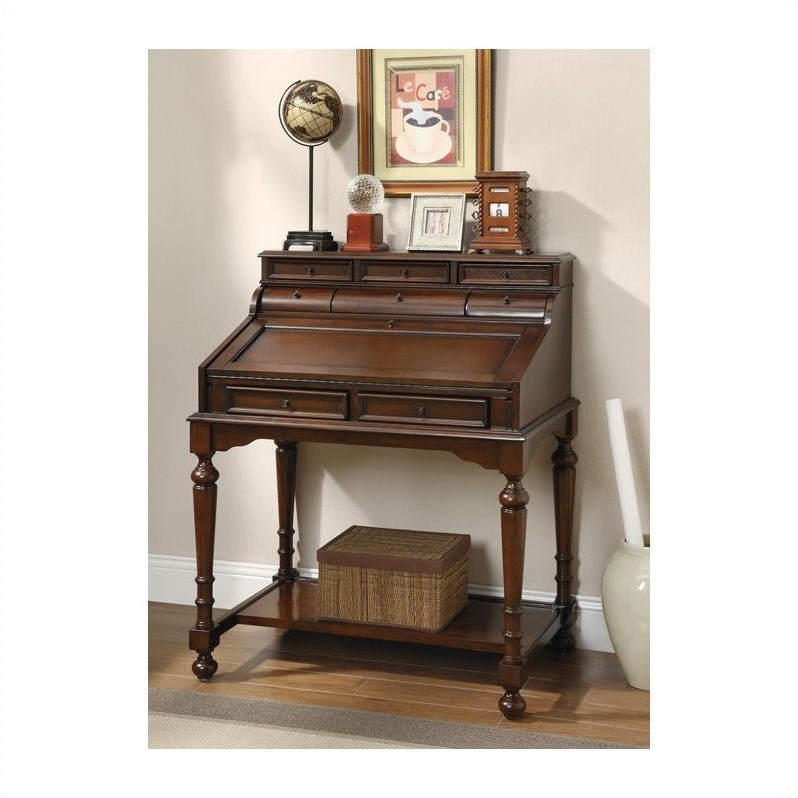 traditional secretary desk