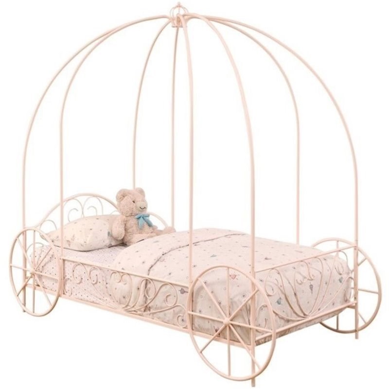 kids twin canopy bed