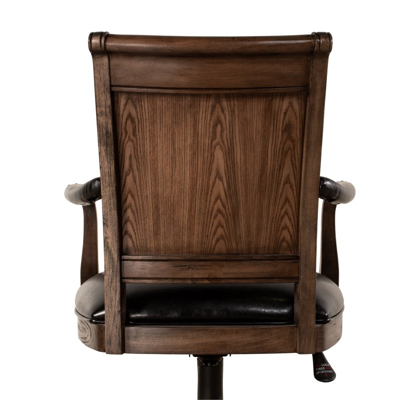 Hillsdale Furniture Freeport Wood Game Desk Chair with Casters