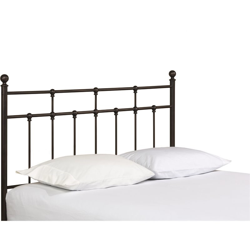 Hillsdale Providence Traditional King Metal Spindle Headboard in