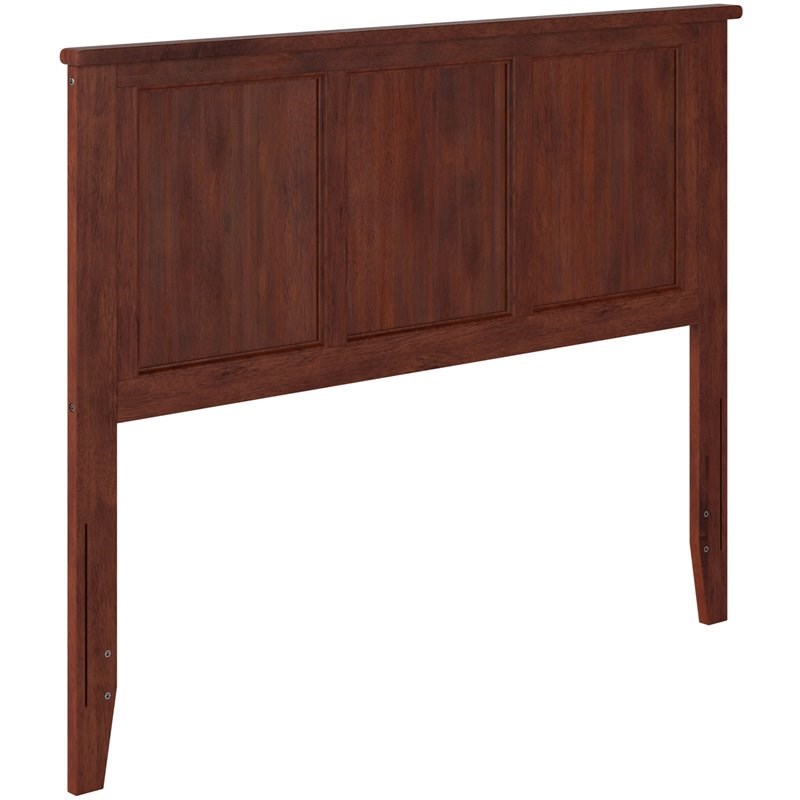 Atlantic Furniture Madison Full Panel Headboard In Walnut | Homesquare