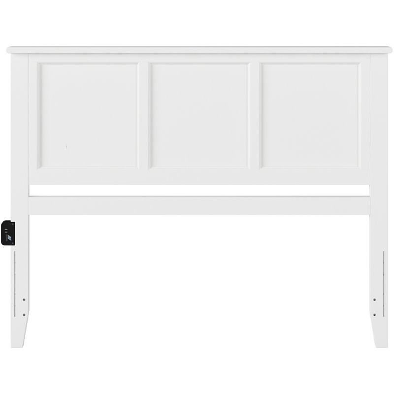 Atlantic Furniture Madison Queen Panel Headboard in White