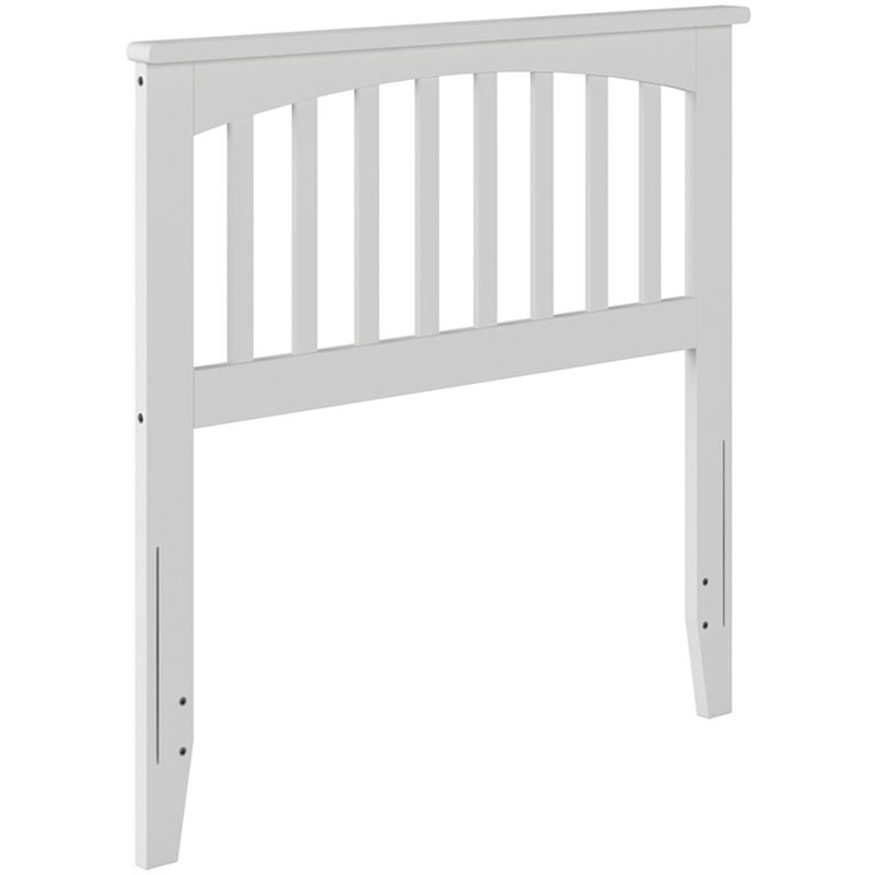 Atlantic Furniture Mission Twin Spindle Headboard in White