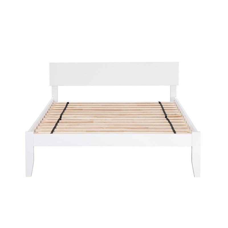 Atlantic Furniture Orlando Full Panel Platform Bed in White