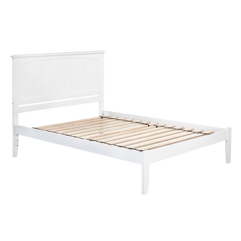 Atlantic Furniture Nantucket Queen Panel Platform Bed in White